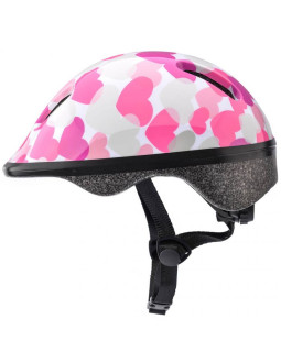 Kask rowerowy meteor ks06 hearts pink roz xs 44-48cm jr 24818 2