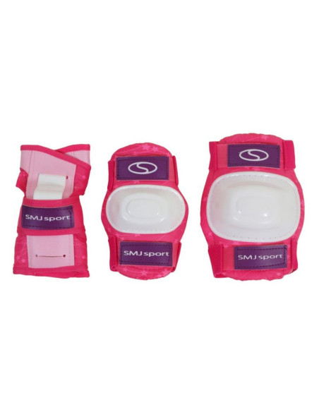 Zestaw smj sport combo pink led: 2w1 wrotko-rolki