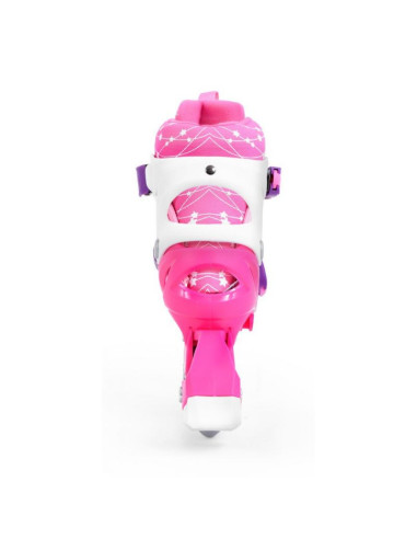 Zestaw smj sport combo pink led: 2w1 wrotko-rolki