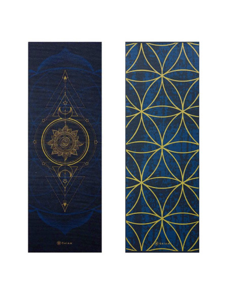 Mata do jogi dwustronna gaiam sun and moon 6mm 63419