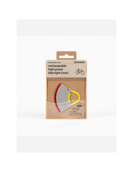 Lampka rowerowa bookman curve rear light 37lm