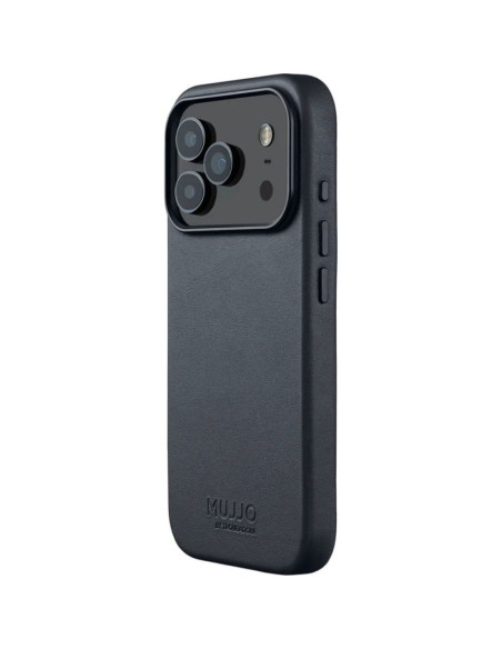 Etui skórzane do iphone 17 pro basalt mujjo