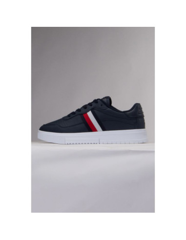 Buty tommy hilfiger supercup leather stripes m