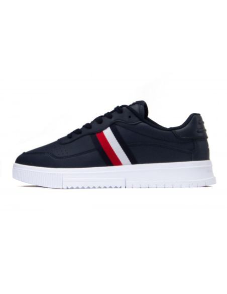 Buty tommy hilfiger supercup leather stripes m