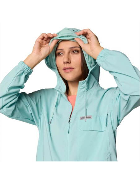 Kurtka columbia skien valley hooded light jacket w