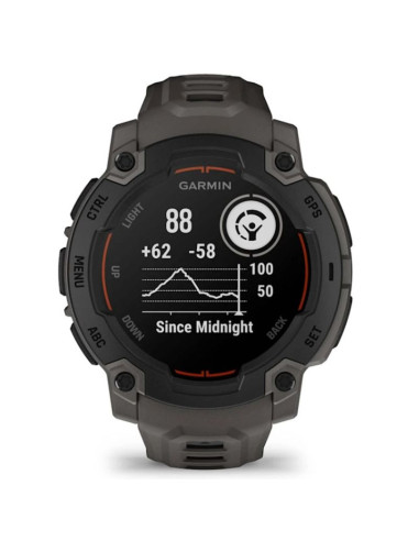 Smartwatch garmin instinct e - 45mm black/charcoal
