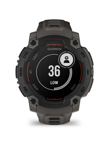 Smartwatch garmin instinct e - 45mm black/charcoal