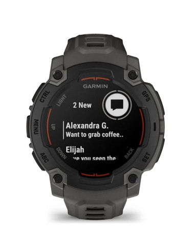 Smartwatch garmin instinct e - 45mm black/charcoal