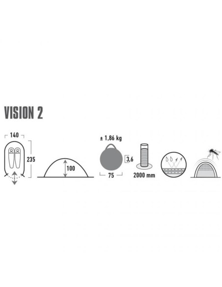 Namiot high peak vision 2 10281
