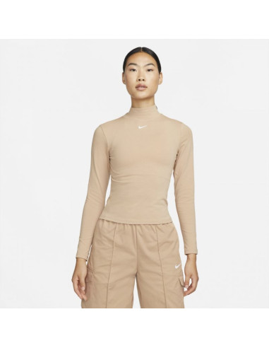 Nike sportswear collection essentials beżowy l