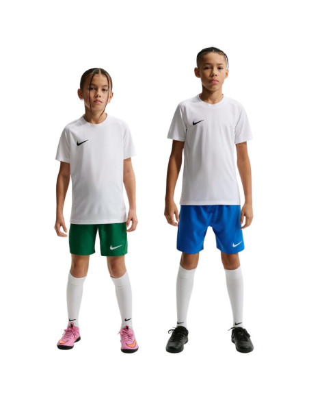 Koszulka dla dzieci nike dri-fit park viii biała hv8182 100
