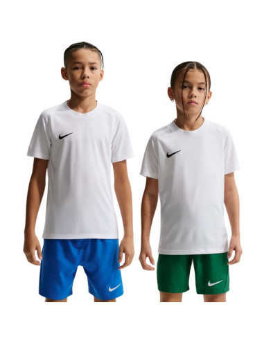 Koszulka dla dzieci nike dri-fit park viii biała hv8182 100