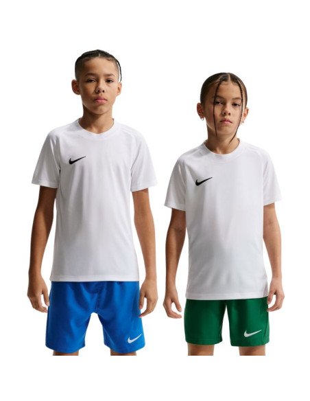 Koszulka dla dzieci nike dri-fit park viii biała hv8182 100