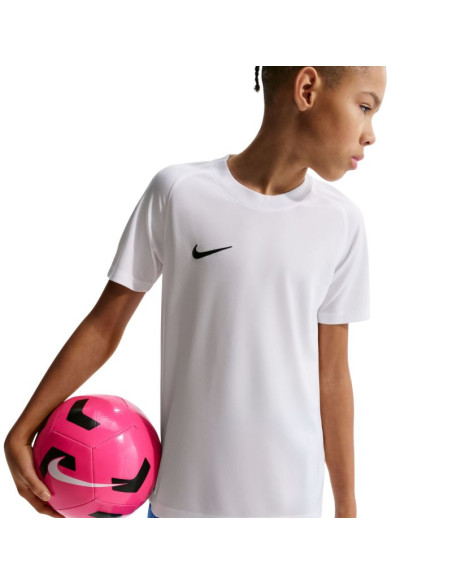 Koszulka dla dzieci nike dri-fit park viii biała hv8182 100