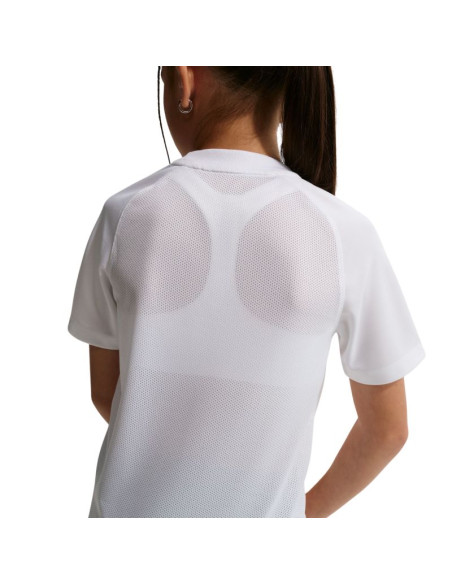 Koszulka dla dzieci nike dri-fit park viii biała hv8182 100