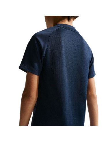 Koszulka dla dzieci nike dri-fit park viii granatowa hv8182 410