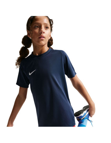 Koszulka dla dzieci nike dri-fit park viii granatowa hv8182 410