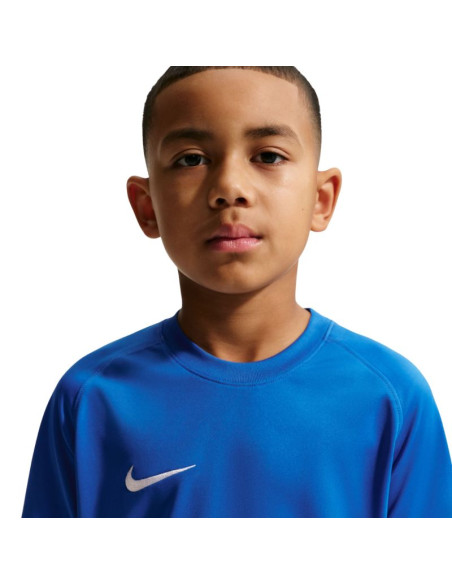 Koszulka dla dzieci nike dri-fit park viii niebieska hv8182 463