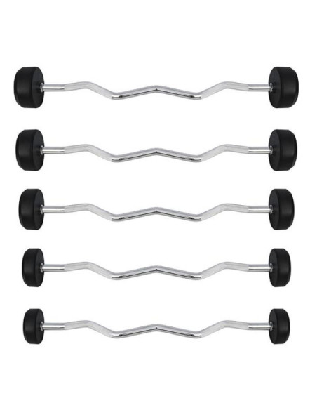 Sztanga/gryf łamany gumowany 30 kg hms gsl-30