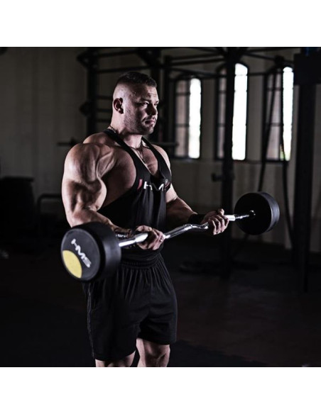 Sztanga/gryf łamany gumowany 30 kg hms gsl-30