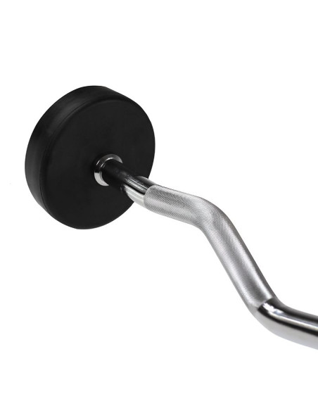 Sztanga/gryf łamany gumowany 30 kg hms gsl-30