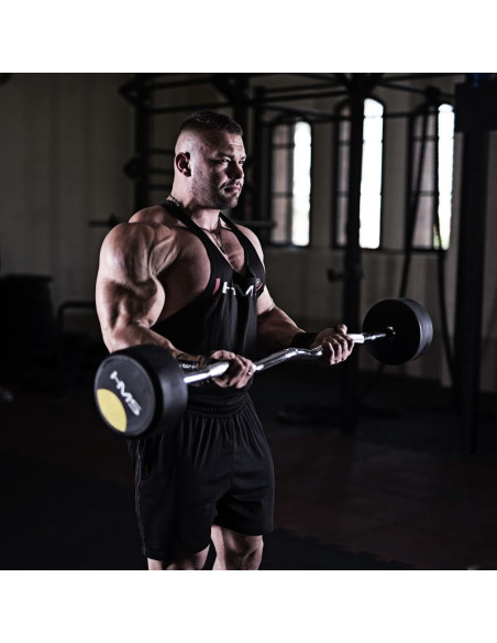 Sztanga/gryf łamany gumowany 30 kg hms gsl-30