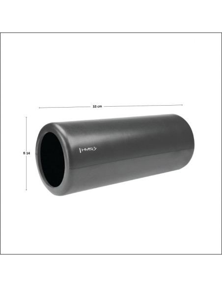 Wałek fitness hms graphite/black fs111