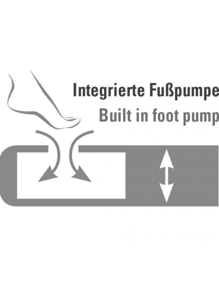 Materac welurowy high peak double comfort plus 40025