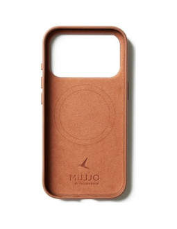 Etui skórzane do iphone 17 pro tan mujjo 2