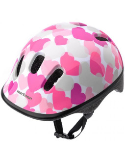 Kask rowerowy meteor ks06 hearts pink roz s 48-52cm jr 24819 2