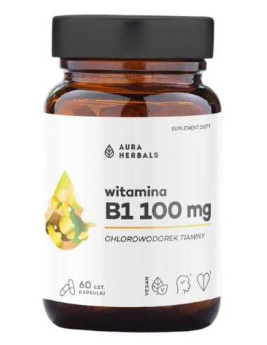 Witamina B1 100 Mg, Tiamina (60 Kaps.)