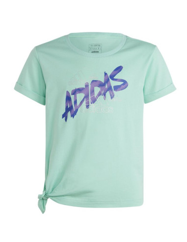 Koszulka adidas dance knotted tee jr