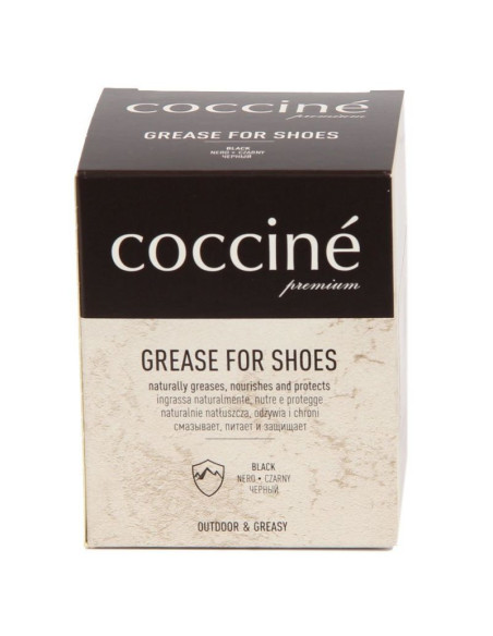 Preparat coccine czarny tłuszcz do skór licowych