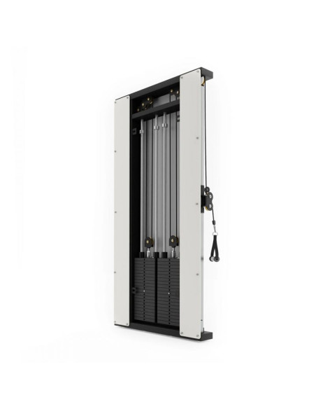 Brama treningowa przyścienna podwójna hms bs302 ze stosem