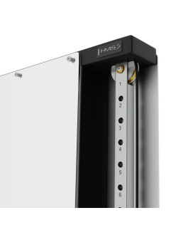 Brama treningowa przyścienna podwójna hms bs302 ze stosem 2