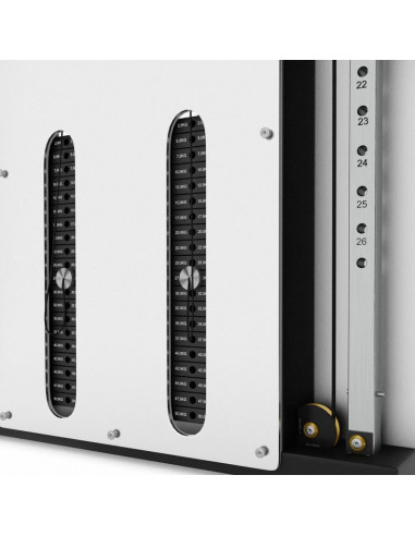 Brama treningowa przyścienna podwójna hms bs302 ze stosem