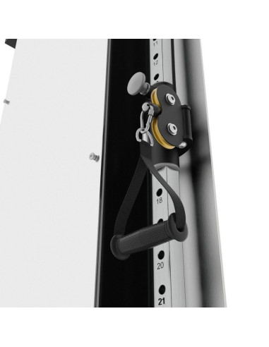 Brama treningowa przyścienna podwójna hms bs302 ze stosem