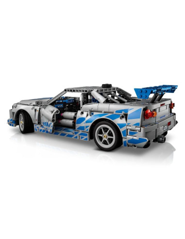 Lego technic 42210 samochód nissan skyline gt-r (r34) z filmu za szybcy, za wściekli