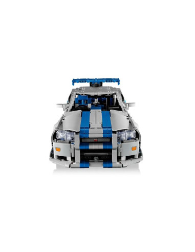 Lego technic 42210 samochód nissan skyline gt-r (r34) z filmu za szybcy, za wściekli