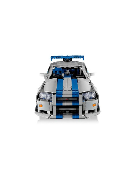Lego technic 42210 samochód nissan skyline gt-r (r34) z filmu za szybcy, za wściekli