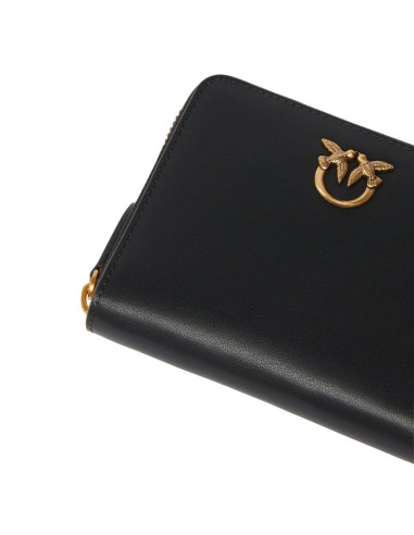 Pinko portfel damski skórzany taylor zip around