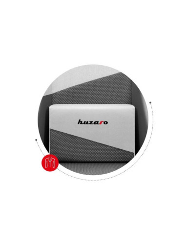 Fotel gamingowy huzaro force 6.2 white mesh