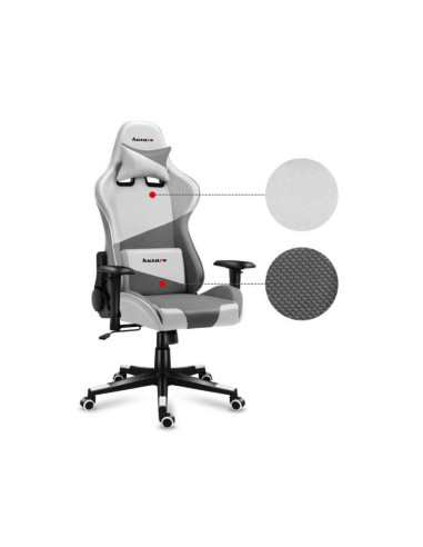 Fotel gamingowy huzaro force 6.2 white mesh