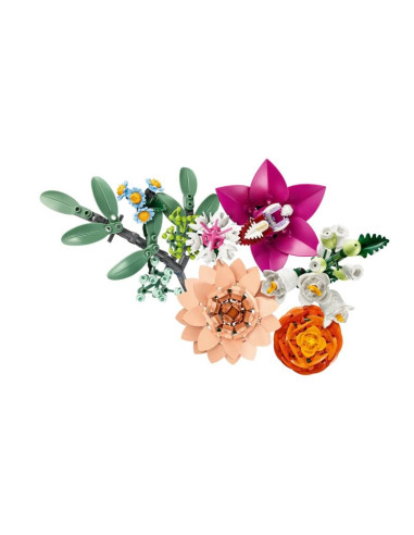 Lego icons 10342 botanicals - piękny bukiet różowych kwiatów