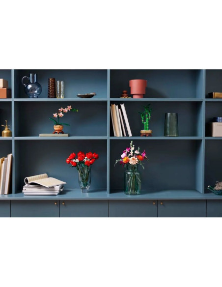 Lego icons 10342 botanicals - piękny bukiet różowych kwiatów