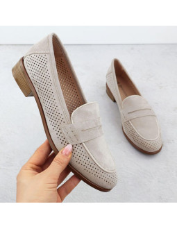 Półbuty zamszowe lordsy potocki w sz12