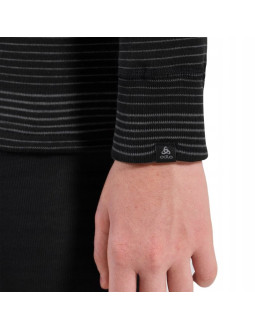 Zestaw bielizny dziecięcej odlo set long active warm eco set roz. 116cm czarno-szary 2