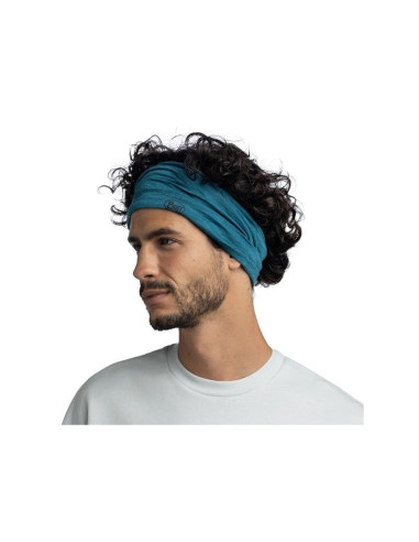 Bandana buff merino lightweight solid solid teal