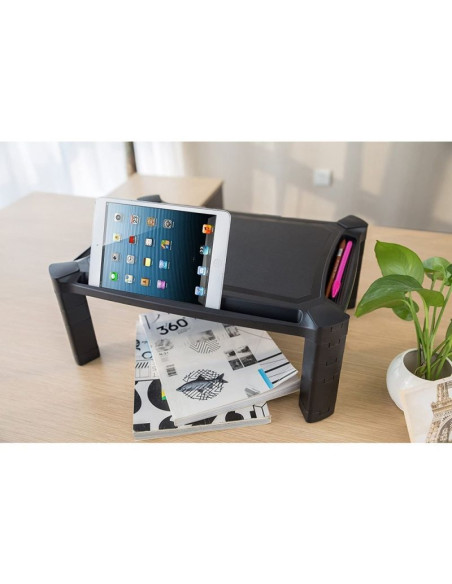 Techly stolik podstawka pod monitor z regulacją wy