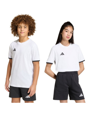 Koszulka dla dzieci adidas entrada 26 tee biała jz6670